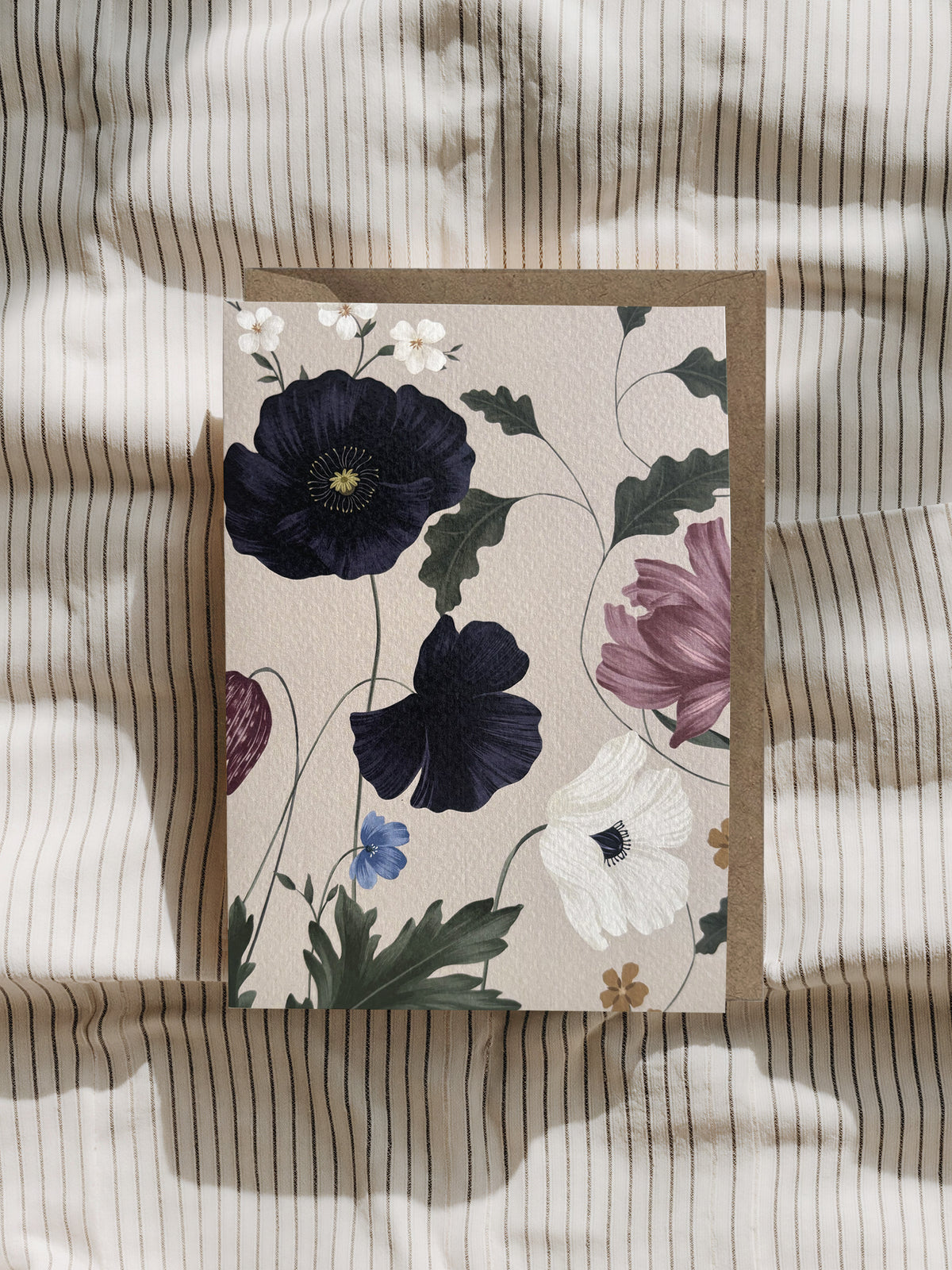 Midnight Poppy - Art Card