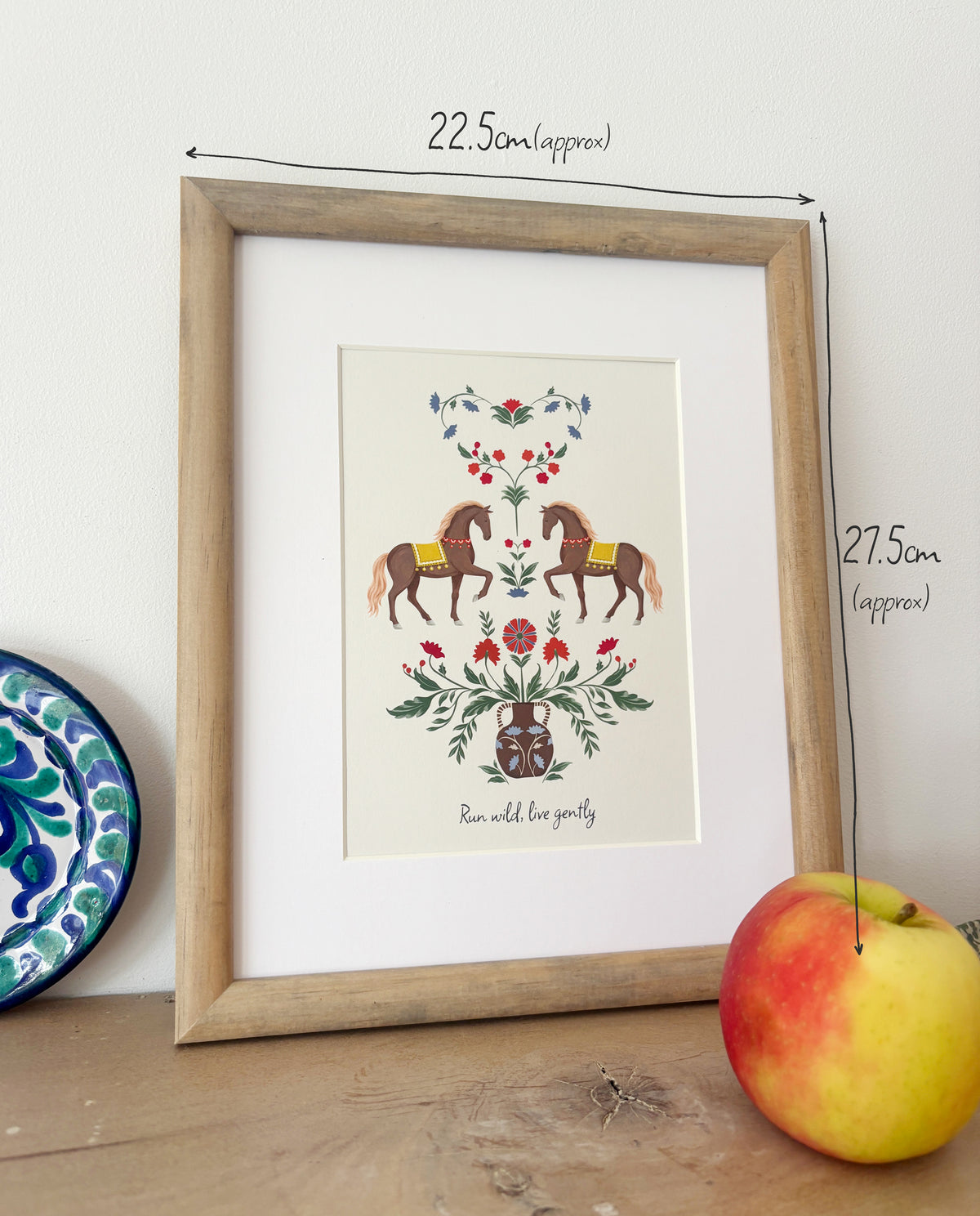 Run Wild Horses - Wooden Framed Print